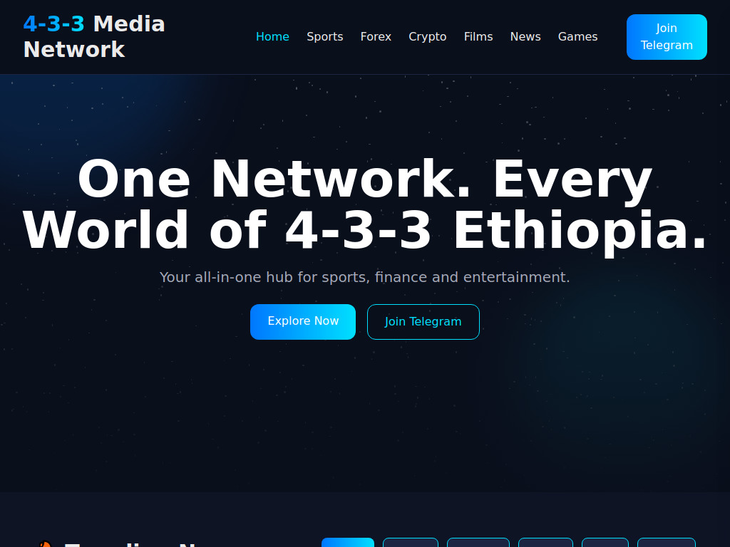 4-3-3 Media Network